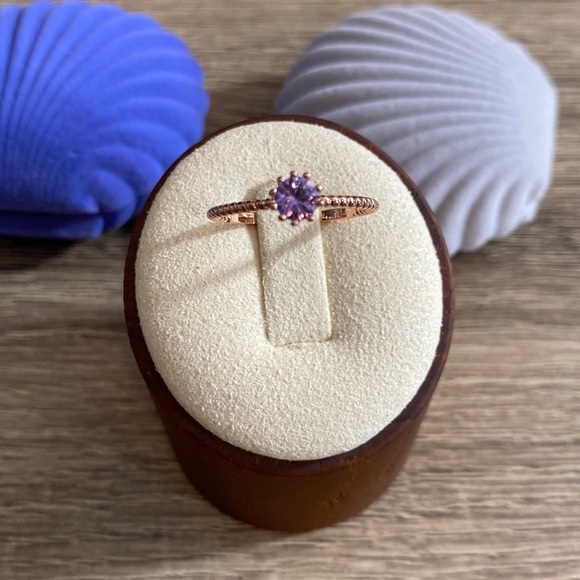 Alexandrite Ring 18KGP NEW - Picture 3 of 5